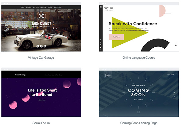 Four Wix Themes