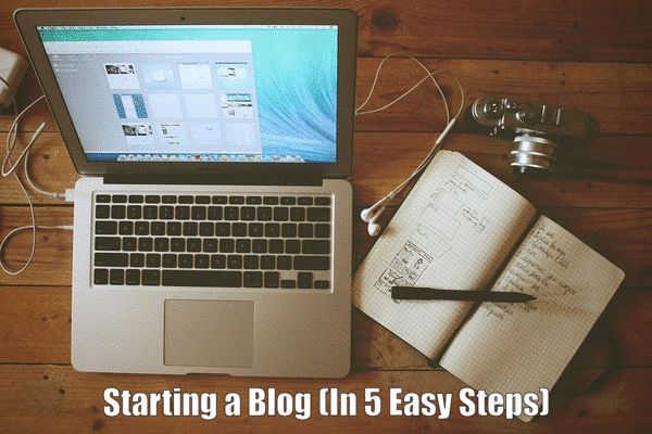 Starting a Blog (In 5 Easy Steps)